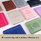 Melsbrinna Premium Leather Passport Holder Covers Case, Waterproof Rfid - Image 7