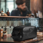 LEATHER VILLAGE Premium Leather Toiletry Travel Pouch - Image 7