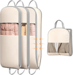 DIMJ 4 Pack 54" Garment Bags for Hanging Clothes by DiMJ