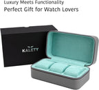 Watch Travel Case for Men | Leather Watch Case - Image 6