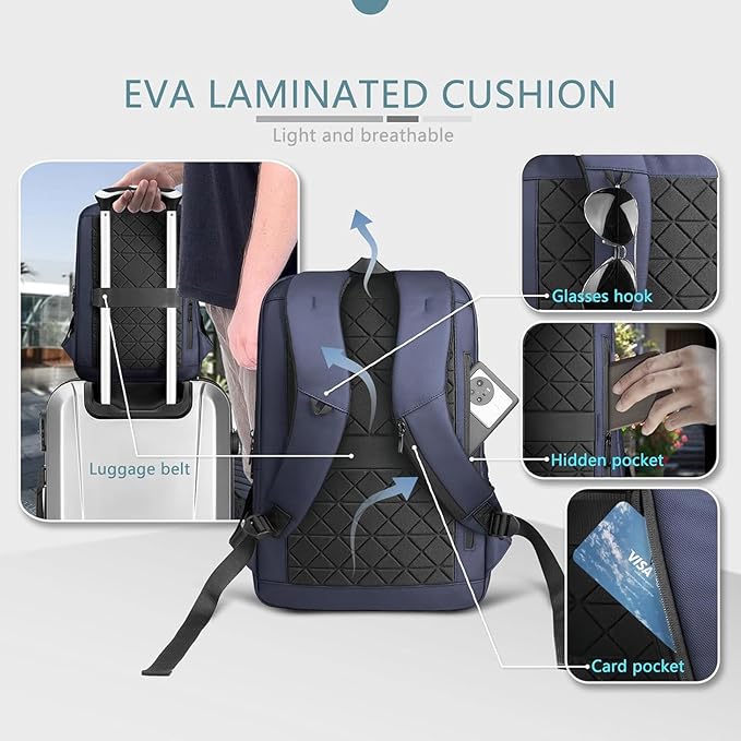 hk Laptop Backpack for Men - Image 6
