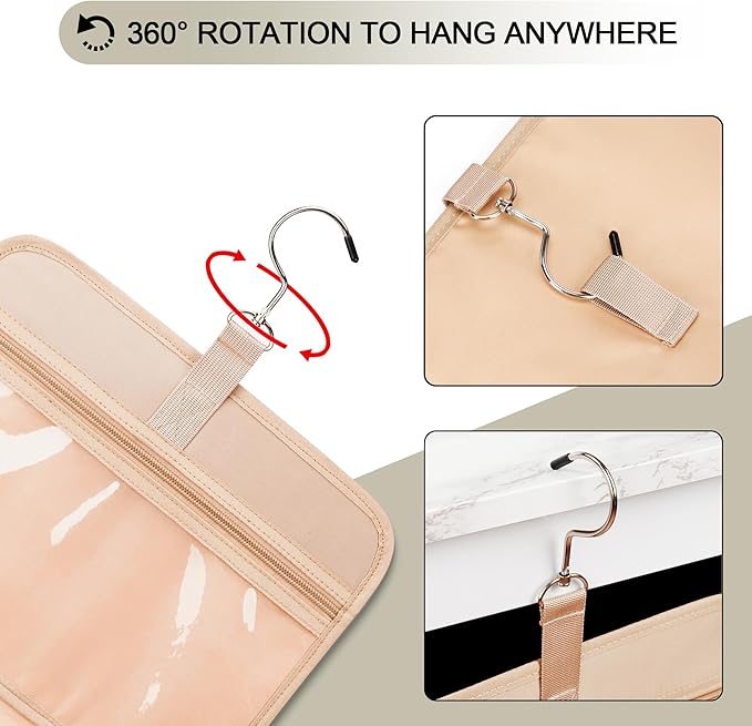 Travel Hanging Toiletry Bag for Women, Cruise Ship Essentials, - Image 7