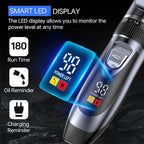 Men's Hair Clippers & Beard Trimmer Grooming Kit，All-in-one Professional Hair Cutting kit,Cordless Rechargeable Hair Clipper for Men with LED Display for Men's Barbers Hair Trimmer and Body Care