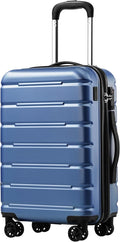 Coolife Luggage Suitcase Carry-on Spinner TSA Lock USB Port Expandable by COOLIFE