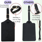 Luggage Tag PU Leather for Suitcase Baggage Handbag Travel Bag Label Suitcase - Image 4