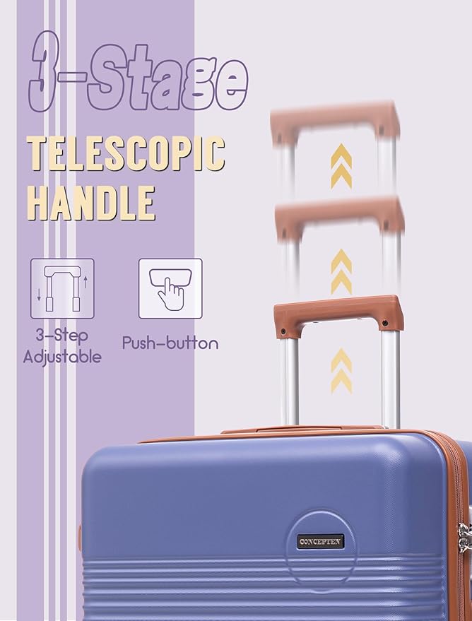 Luggage Sets 5 Piece, Suitcases - Image 3