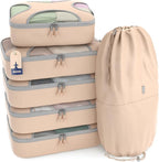 Shacke 6 Set Packing Cubes for Travel by Shacke