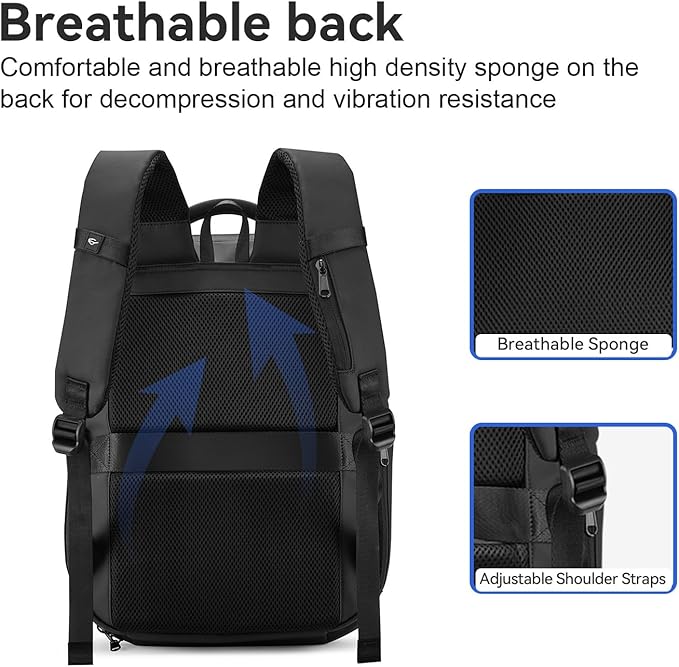SOKOK Carry On Travel Backpack Waterproof Business Backpack - Image 5