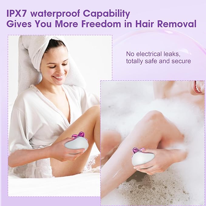 Electric Razors for Women Legs：5D Magnetic Detachable Head Flawless Razor-IPX7 - Image 3