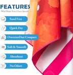 Your Choice Microfiber Quick Dry Sand-Free Beach Towel - Image 7