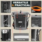 Waterproof Backpack Dry Bag 35L/55L/85L – Heavy Duty Roll-Top Hiking Backpack - Image 3