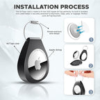2 Pack AirTag Holders with Keychain - Image 7