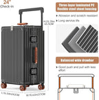 Aluminium Frame Checked-Luggage - Image 6