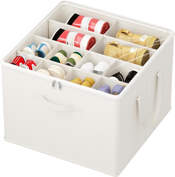Lifewit Shoe Storage Organizer for Closet, Fits 12-16 Pairs, Large Shoe Box by Lifewit