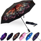 LLanxiry Compact Travel Umbrella, Mini Windproof Umbrellas by LLanxiry