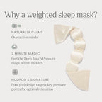 Nodpod Gentle Pressure Silk Sleep Mask | Patented Light Blocking Design - Image 3