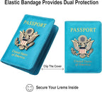 Passport Holder for Travel Passport Cover for Men Passport Wallet Case - Image 4