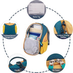 MOUNTAINTOP 8L Kids Backpack, Toddler Backpack Travel Daypack - Image 4