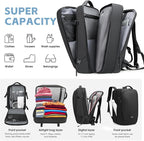 Vacuum Compression Backpack for Travel, 47L Expandable Backpack - Image 2