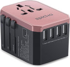 EPICKA Universal Travel Adapter, European Travel Plug Adapter by EPICKA