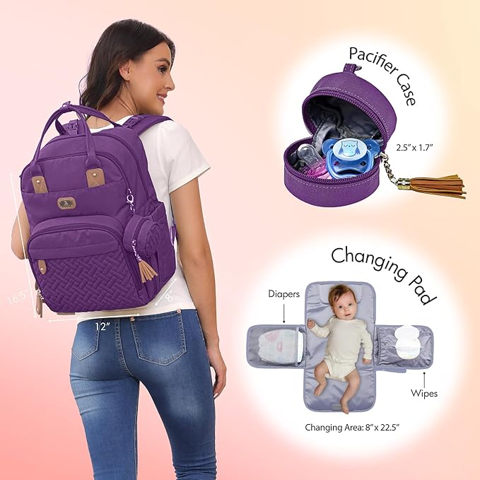 Dikaslon Diaper Bag Backpack - Image 2