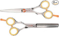 Cricket Centrix Roc-It Dog Professional Stylist 5.75” Hair Cutting Shears and RTL-30 Thinning Hair Cutting Scissors Duo Set, Salon Barber Supplies for Women and Men Haircut, Lefty