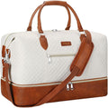 Weekender Bag for Women, Travel Duffel Bag Carry On Overnight Bag by ITIEZY