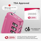 Puroma 2 Pack TSA Approved Luggage Locks, 4 Digit Combination Travel Locks - Image 2