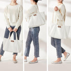 AW BRIDAL Monogram Canvas Tote Bag - Image 5
