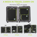 Cipway Compression Packing Cubes, Ultralight Luggage Organizer Bags, Travel - Image 7