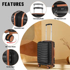 22×14×9 Airline Approved Carry On Expandable Luggage - Image 6