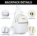 Small Sling Bag For Women Men Casual Crossbody Sling Backpack - Image 5