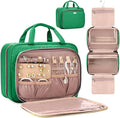 Toiletry Bag for Women with Jewelry Organizer Compartment, Travel Makeup by BAFAMYE