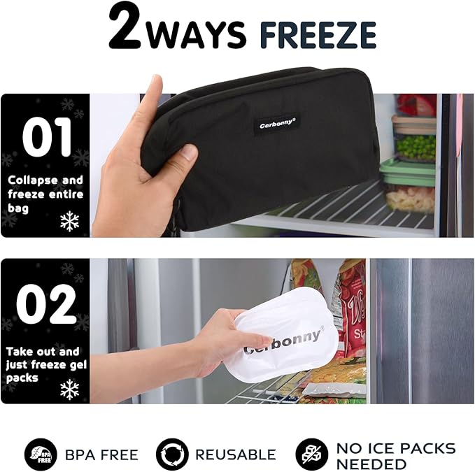 Cerbonny Cooler Bag Freezable Lunch Bag - Image 5