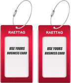 Luggage Tags Metal Suitcase Tags Travel Bag ID Identifier Luggage Tag - Image 2