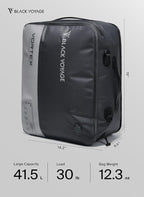 Black Voyage Reusable Vacuum Compression Travel Bag - Image 9