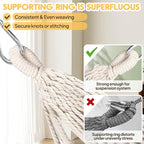ANYOO Cotton Hammock Portable Camping Hammocks - Image 7