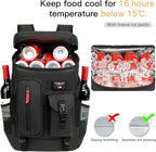 TUGUAN Cooler Backpack 36 Cans Insulated Leak Proof Lightweight Lunch Backpack - Image 3