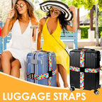 Adjustable Travel Luggage Strap Suitcase Belt Travel Bag Accessories 1.96 in W - Image 6