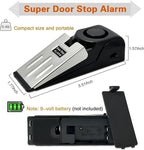 2 Pack Portable Door Stop Alarm, Door Stopper - Image 4