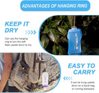 200ml/350ml/500ml Collapsible Soft Flask, BPA Free Folding Soft Water Bottle - Image 5