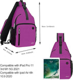 MOSISO Sling Backpack Bag, Crossbody Shoulder Bag Travel Hiking Daypack Chest - Image 5