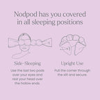 Nodpod Gentle Pressure Sleep Mask | Patented Light Blocking Design - Image 5