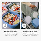STOJO Collapsible Sandwich Box – 24oz, Reusable Food Storage Container - Image 3