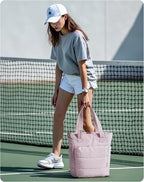 BAGSMART Tote Bag for Women, Lightweight Puffy Tote Bag - Image 5