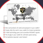 SaiTech IT 5 Pack RFID Blocking Card NFC Contactless Debit/Credit Card ATM - Image 5
