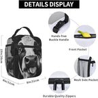 Cow Insulated Lunch Box for Women Men Cow Lunch Bag for Travel, or Fishing - Image 6