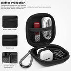 Earbud Case Hard EVA Earphone Carrying Case Cell Phone Accessories Storage Bag - Image 5