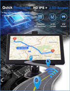 GPS Navigator for Car with 7" Touch Screen & Voice Steering Guidance/Speed/Red - Image 4