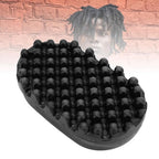 Curling Twisted Hair Brush Styling Brush, Afro Braid Dreadlocks Comb for Men and Women, Styling Brushs for Curly Hair (Black)